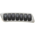 Tracker Boat Rocker Switch Panel Metallic Silver by Tracker