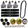 New 48" Deck Rebuild Kit Xht Blades W/ Wheels Fits John Deere Models