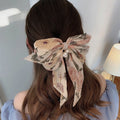 Clamped Pearl Pendant Hair Clip Floral Decoration