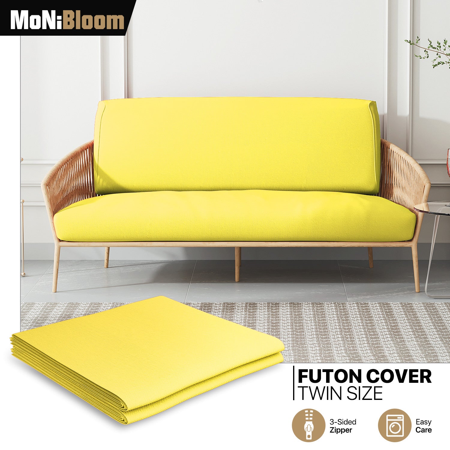 Sunshine Twin Slipcover for Futon Cushion