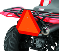Quadboss Atv Safety Emblem - Orange