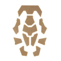 Brown Tactical Helmet Magic Sticky Sticker Accessories For All Fast