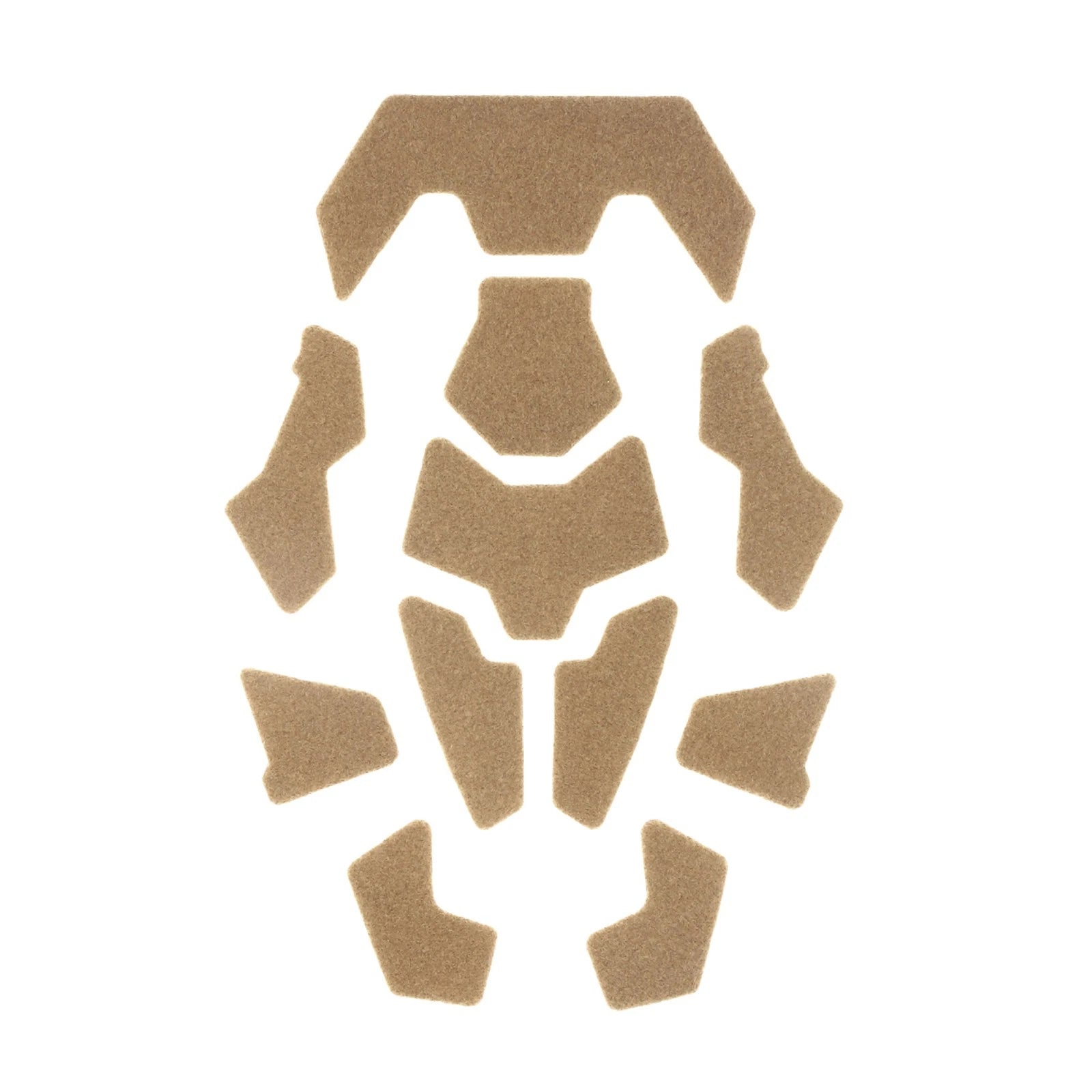 Brown Tactical Helmet Magic Sticky Sticker Accessories For All Fast