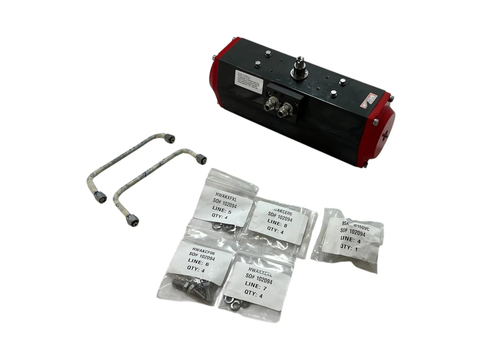 Triac 180-al85da 180 Degree Double Acting Actuator Aluminum Rack