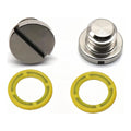 2pcs Lower Unit Drain Plug Gearcase Screw 10-79953q04 For