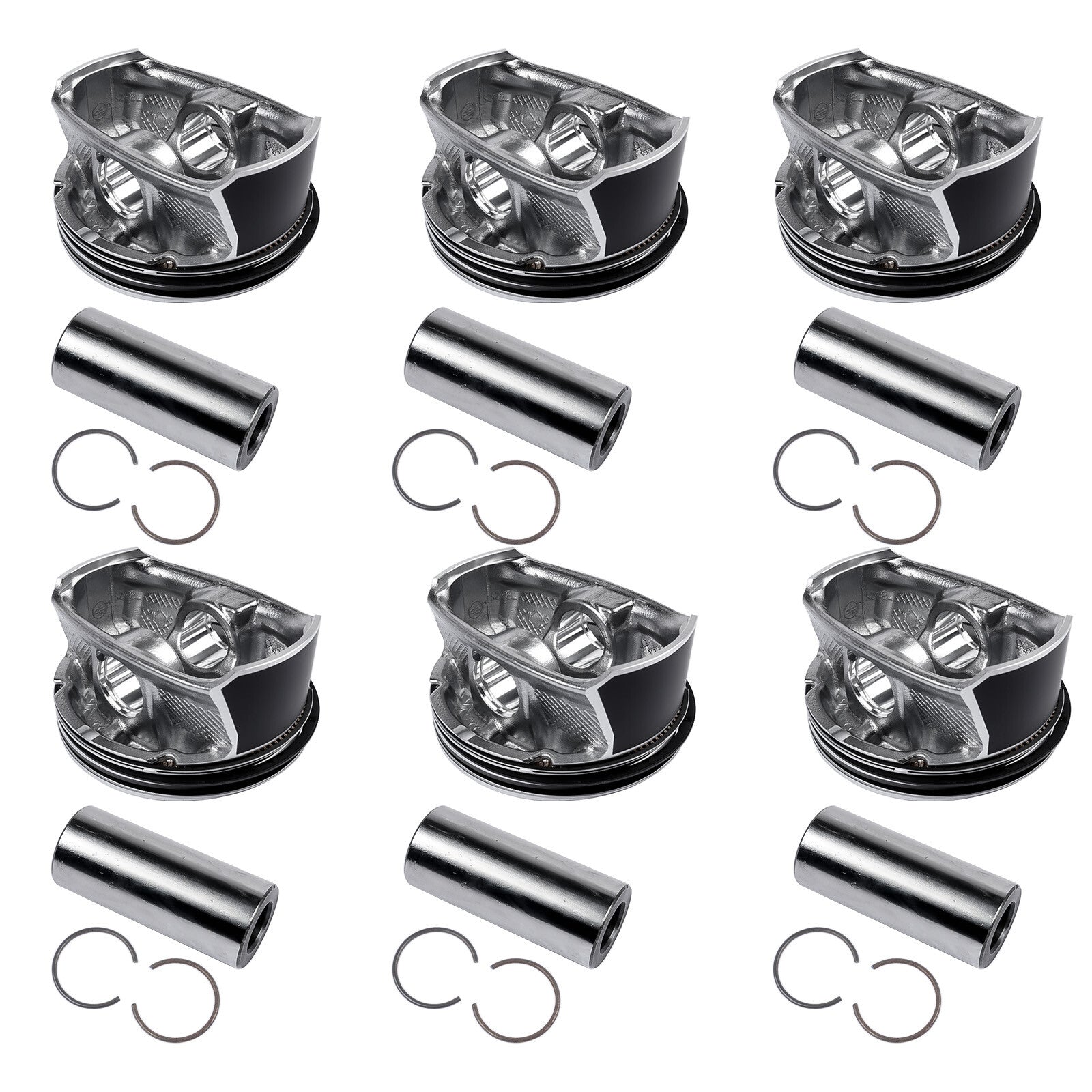 Pistons Kit Jeep Wrangler 2011-2018 3.6L V6 by Jeep