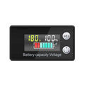 Battery Monitor Meter Lcd Display 8-100V For Car Rv Solar Power
