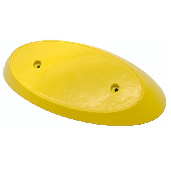 Rinker Blank Seat Emblem Plate Yellow Plastic by Rinker
