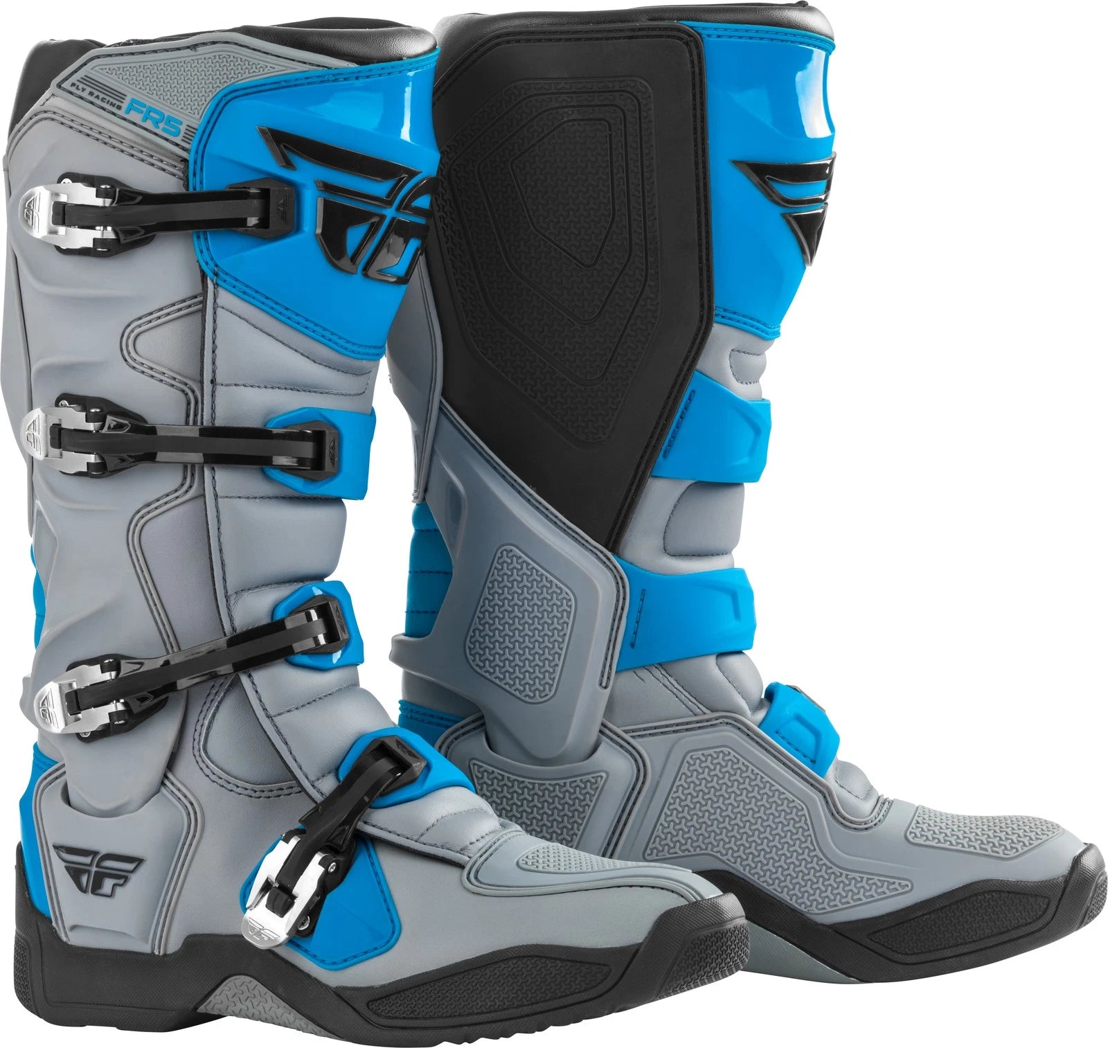 Fly Racing Fr5 Offroad Boots Grey/blue Us 8 Durable
