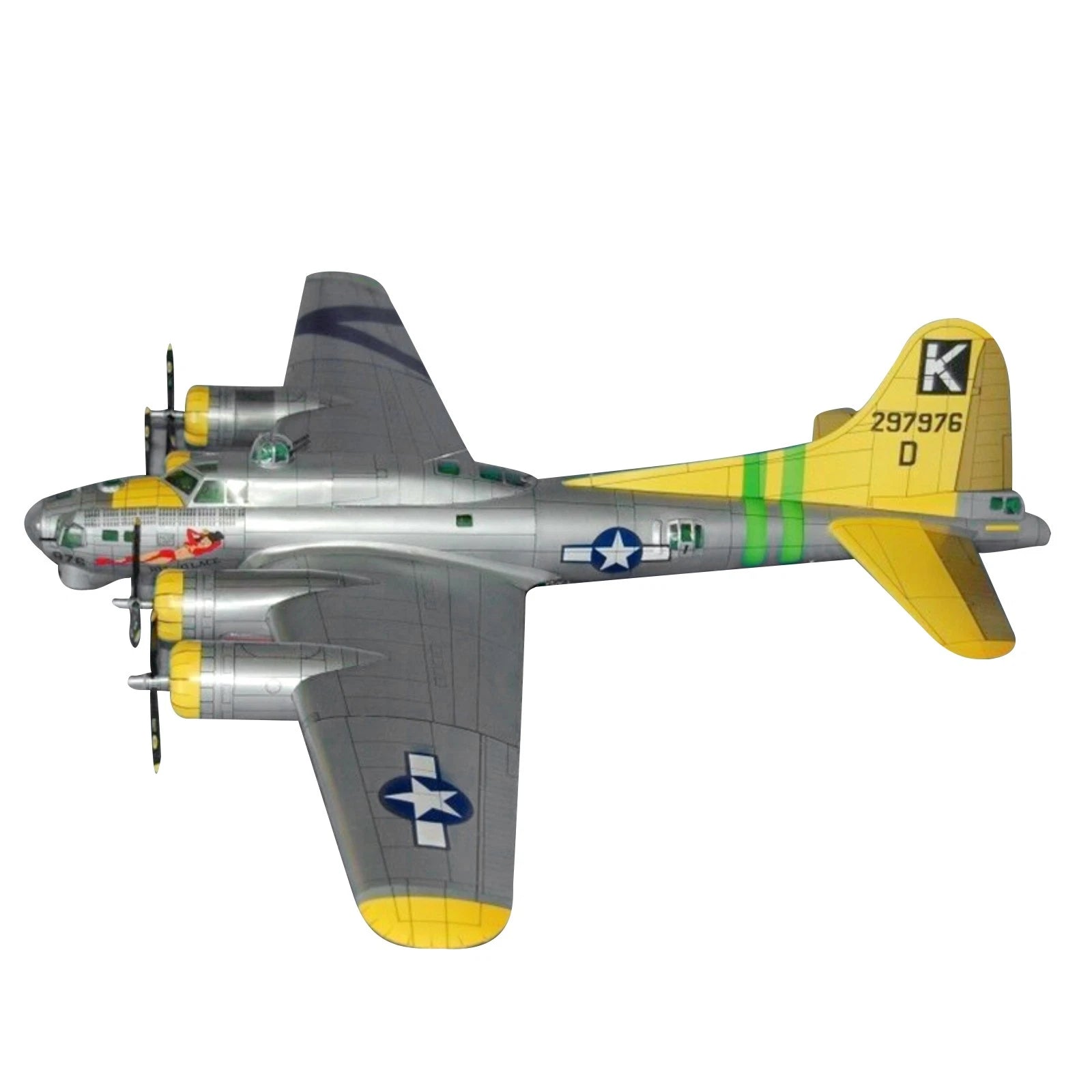 1:47 Scale B-17 Flying Fortress Heavy Bomber Aircraft Handcraft Paper