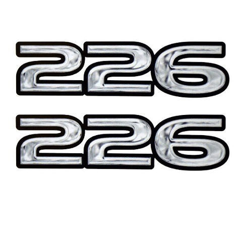 Rinker Boat Decal Set Gray White Black 7 x 1 7/8 Inch by Rinker
