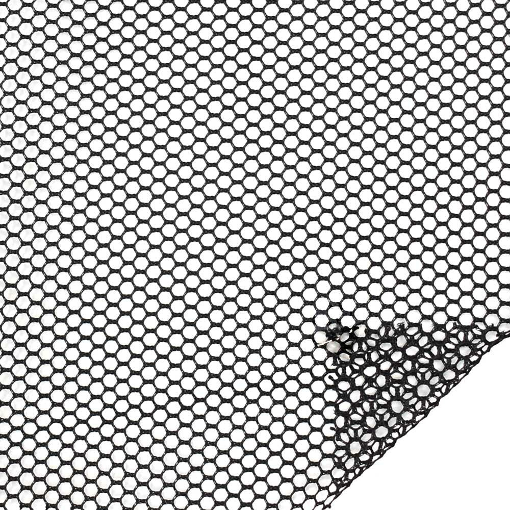 Apex Mills Boat Cargo Net Mesh Fabric Black 50 Inch YD by Apex Mills