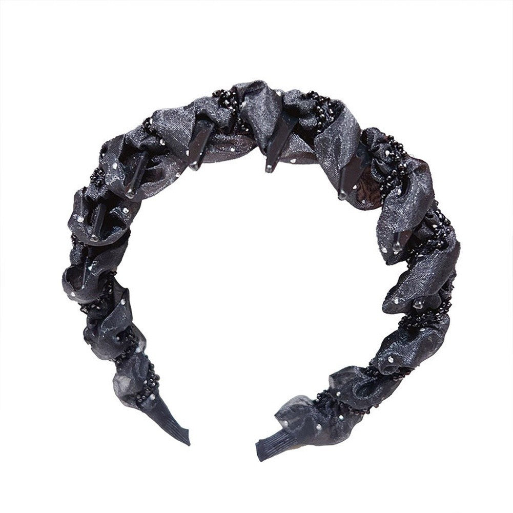 Women's Mesh Hair Hoop with Sparkle