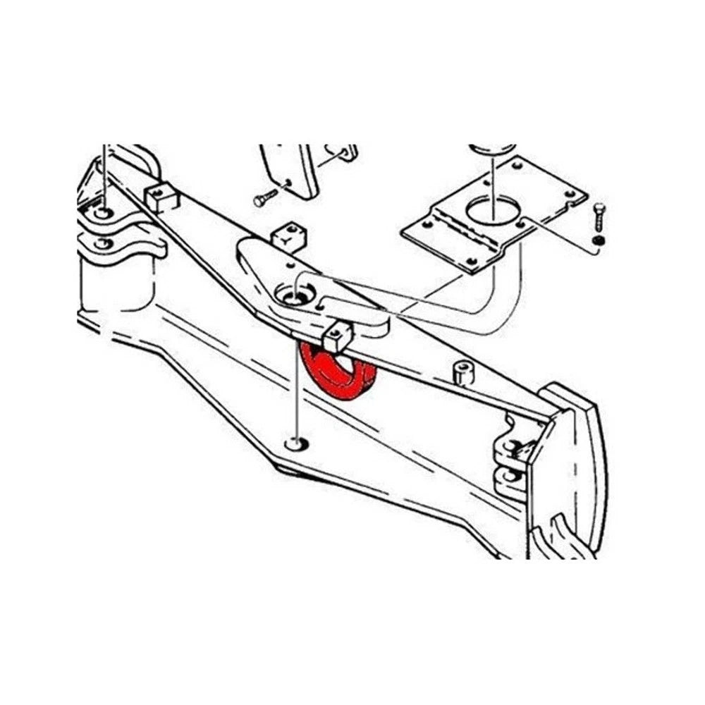 100195a1 Swivel Ring Outer Fits Case 850b, 850c, 850d, 850e
