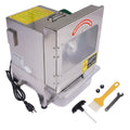 110V Commercial Vegetable Slicer 200W Electric Cutter 400lb/