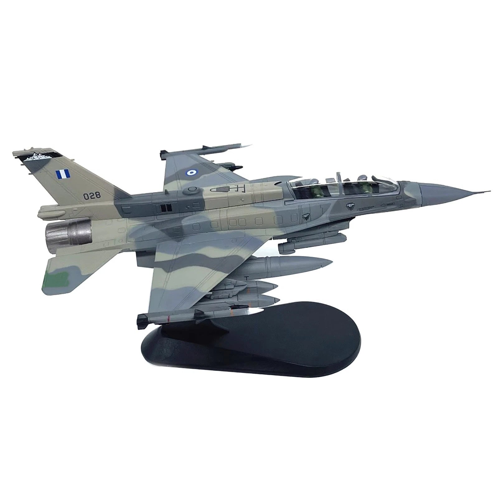 8.3" 1/72 Hellenic Air Force F-16d Mira Figher Prototype Military
