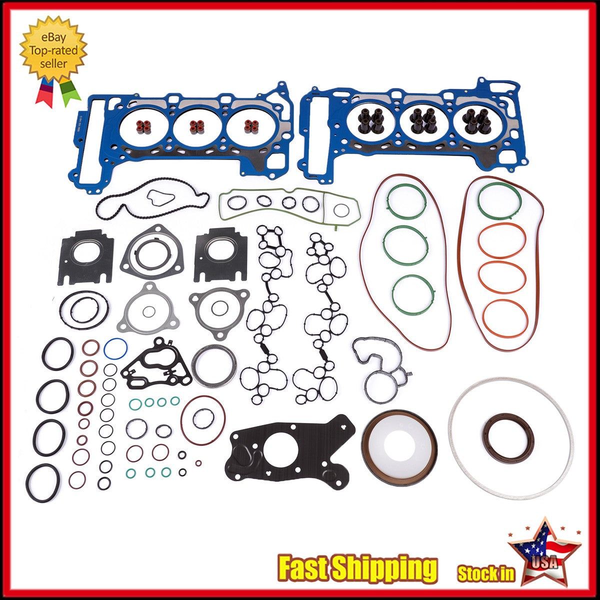 Overhaul Gaskets Seals Kit Audi S4 S5 by Audi