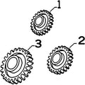 Gear Ar91660 Fits John Deere 7440 7445 750 750b 755 755a 755b 755bmil