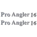 Lund Boat Decals 1986348 | Pro Angler 14 1/2 x 2 3/4 Inch (Pair)Opens 