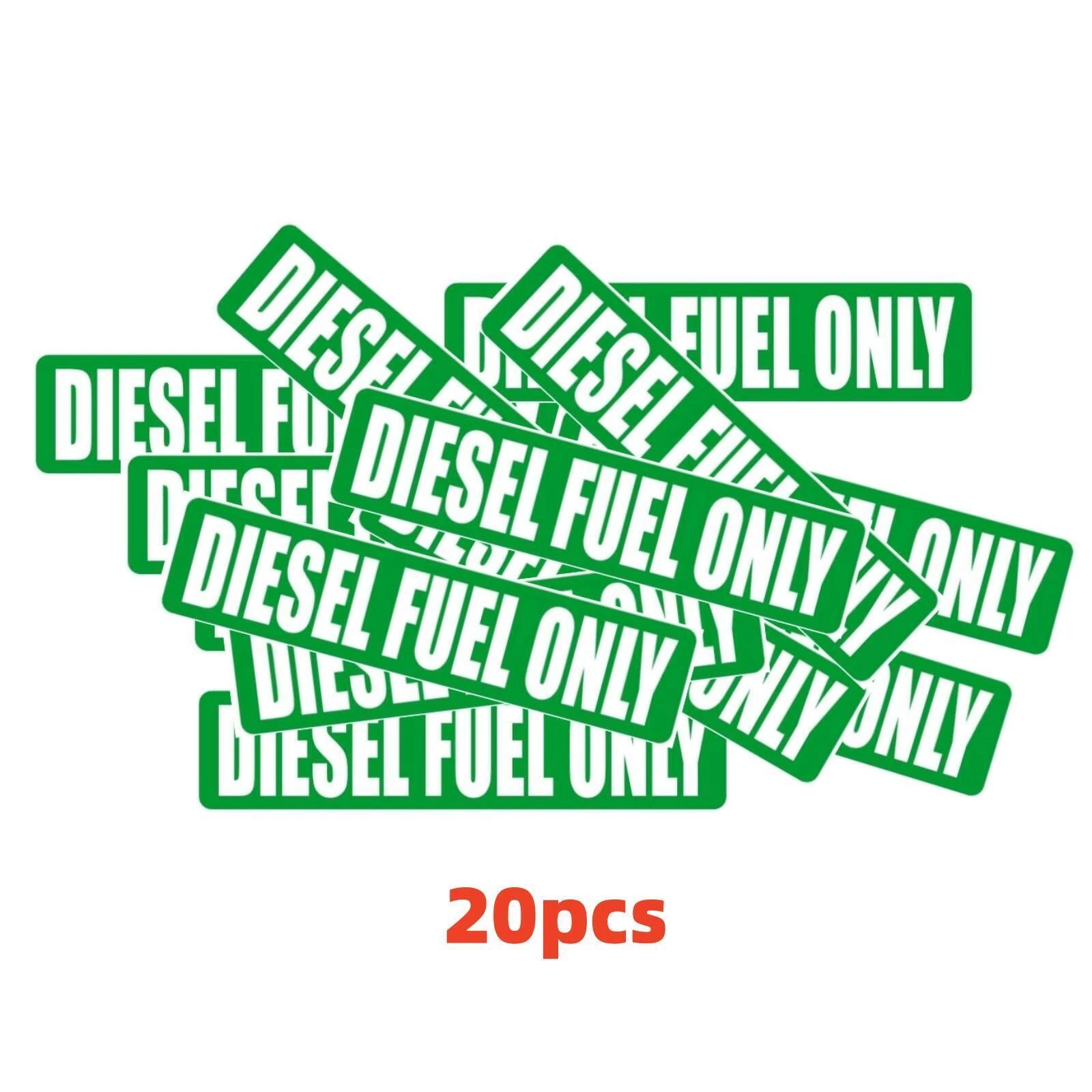Diesel Fuel Only Sticker – Truck/Car Decal