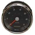 Faria Boat Tachometer Gauge THC616A W/ Hour Meter 4 1/4 Inch Black by Faria