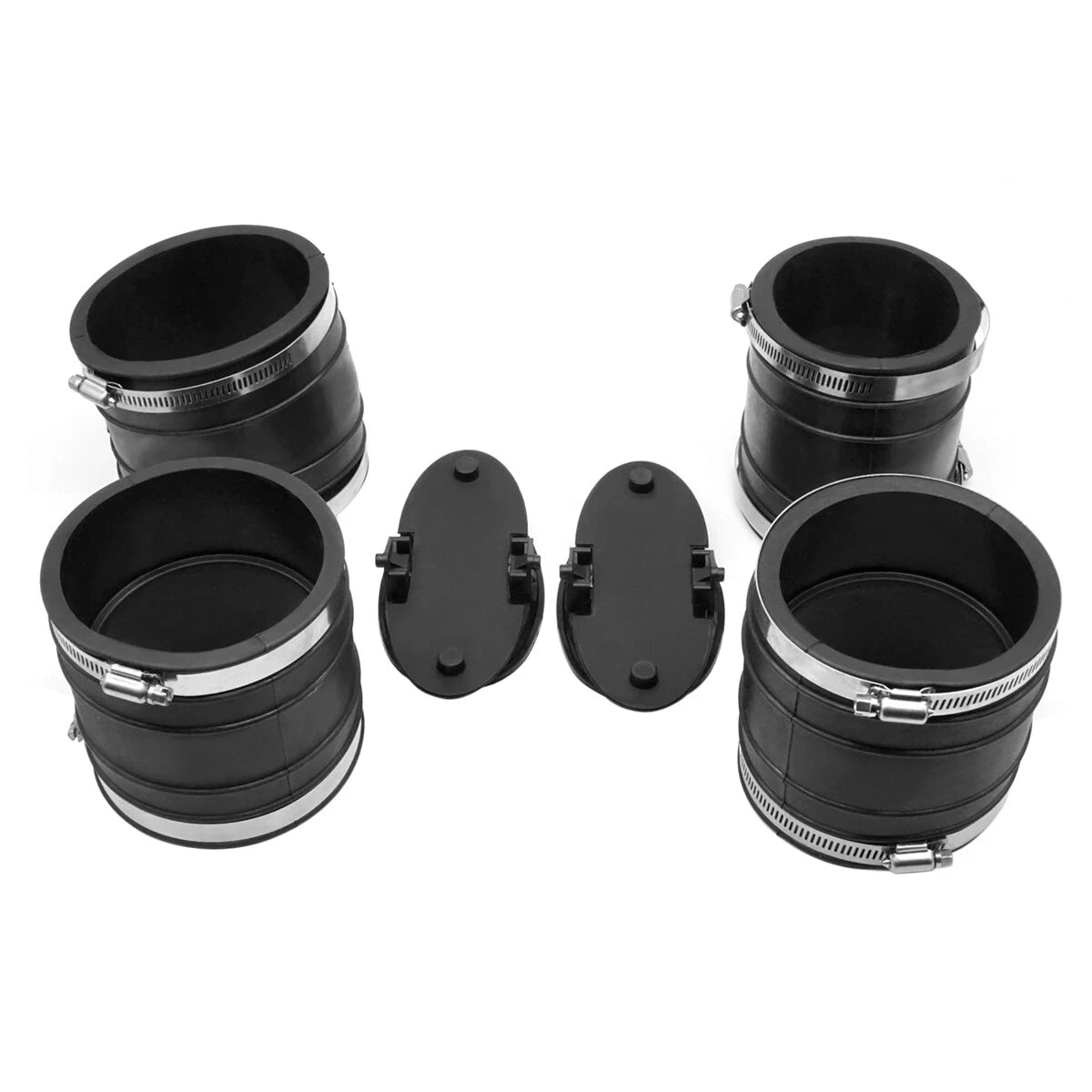 Y Pipe Exhaust Bellow Hose Kit 32-14358 32-14358001 Mercruiser V6 V8
