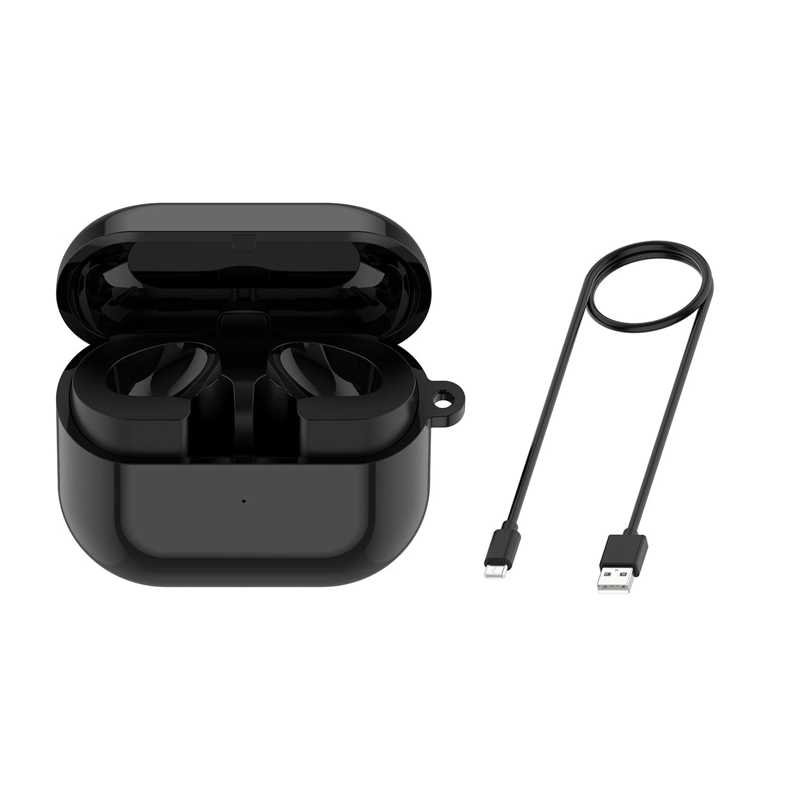 Earphones Charging Box Black For Samsung Galaxy Buds3 Sm-r530 Replace