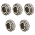 5 Of Disc Harrow Bearing 1.125" Square Bore X 1.438" Ir X 3.1496" Od