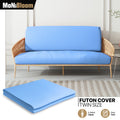 Light Blue Twin Size Slipcovers Cushion Stretch Futon C