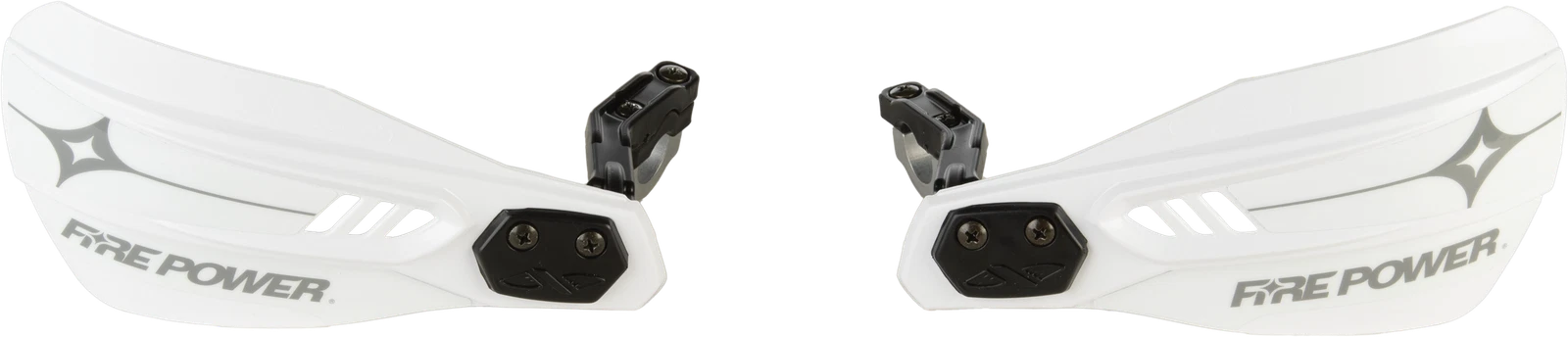 Fire Power Open Handguard White For Offroad Bikes & Quads, Easy