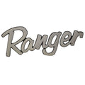 Emblem Decal Ranger Silver Vinyl