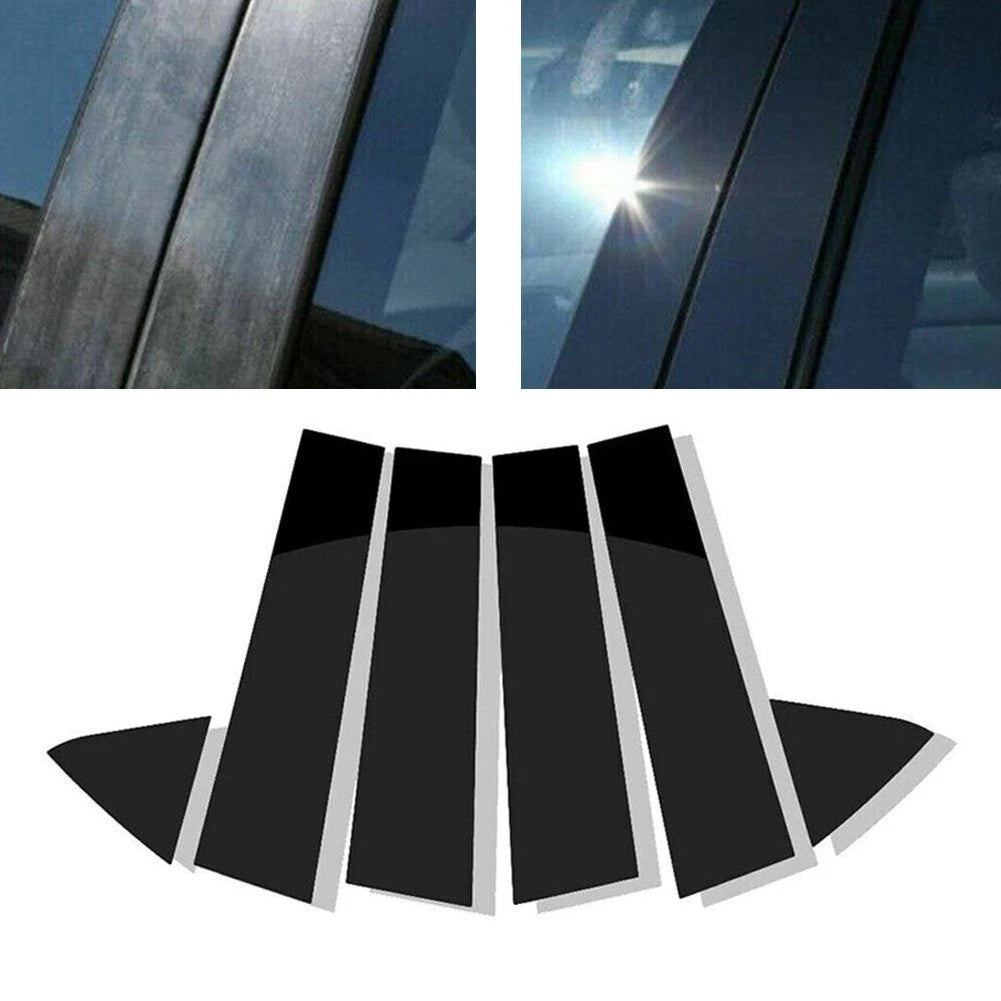 Brand New Door Pillar Trim Post Trims Cover Black Decorative Stickers