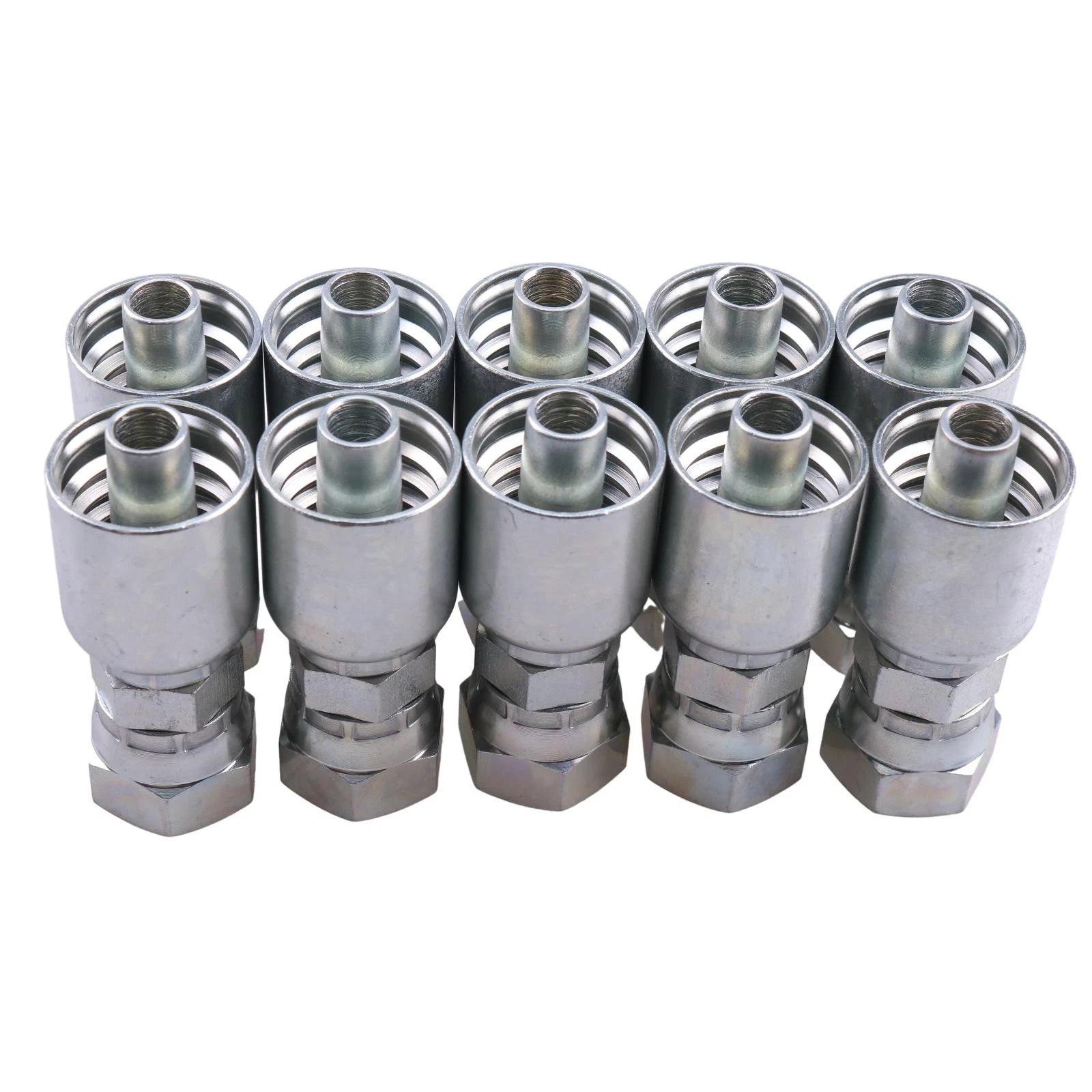 10pcs Hydraulic Hose Fitting W/ 5/8" Female Jic 37° Swivel