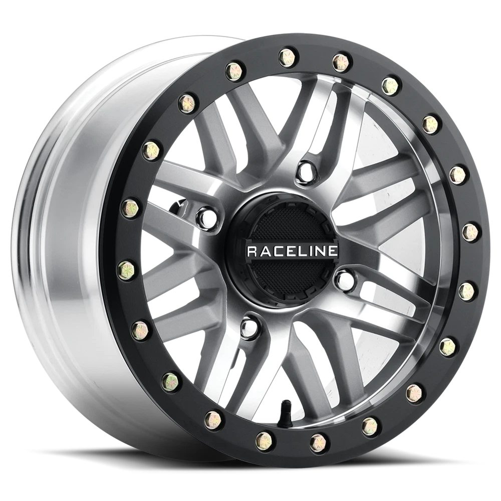 Raceline Ryno Beadlock Wheel 14x7 4/156 Fit Polaris Rzr Utvs 2013-2016