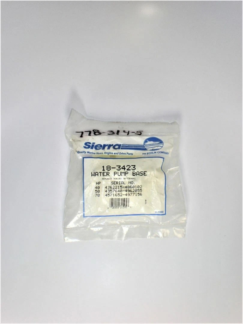 Sierra 18-3423 ~New~ Mercury Marine Outboard Water Pump Base