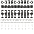 Plastic Mounting Clips 80pcs For Mercedes Clk C208 A208 Side Skirts