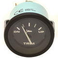Boat Trim Gauge Teleflex 2 Inch Black Evinrude by Teleflex