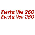 Brand Decal Rinker Fiesta Vee 260 Red by Rinker
