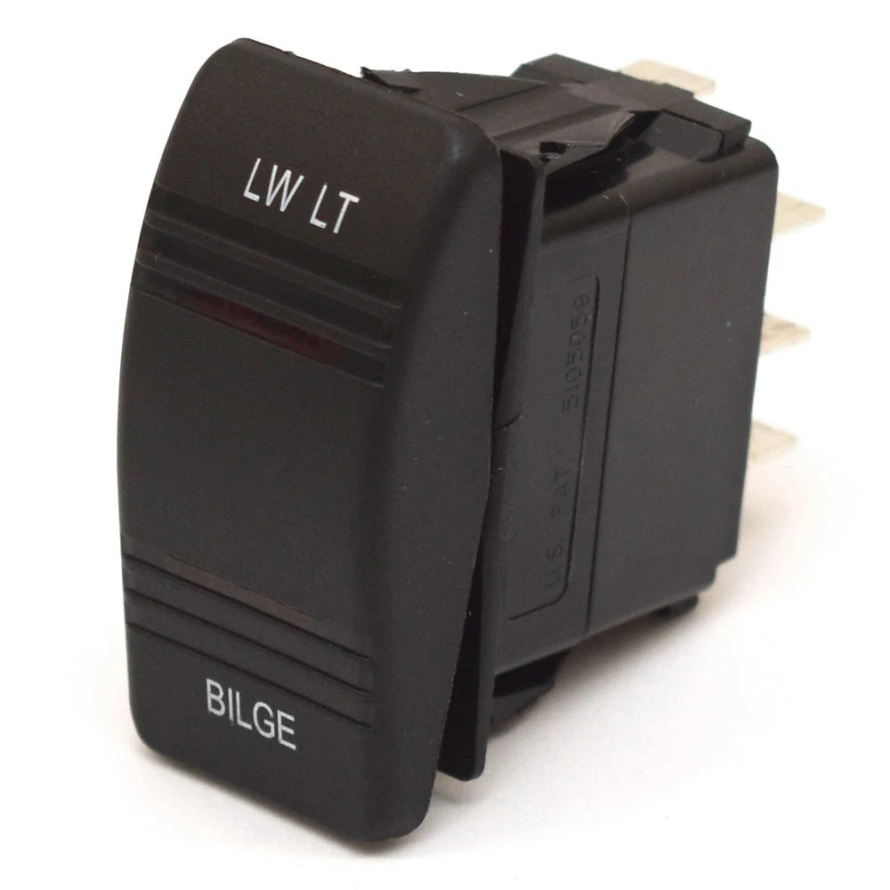 Carling On-off-on Contura Iii Boat Rocker Switch | Lw Lt/bilge 7 Spade