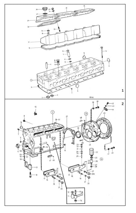 Head Gasket Kit for Volvo Penta 41/42/43 Inboard Diesel Engine