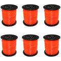 N/a Qty 6: Red Commercial Trimmer Line Fits Universal Products
