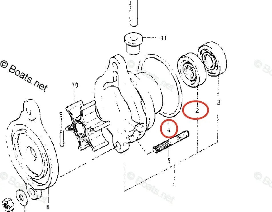 Lower Unit Oil Seal O-ring – Suzuki DT2