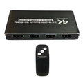 3 Port 4k 3x1 Hdmi Switcher 3 In 1 Out Hdmi With Ir Remote Supporting