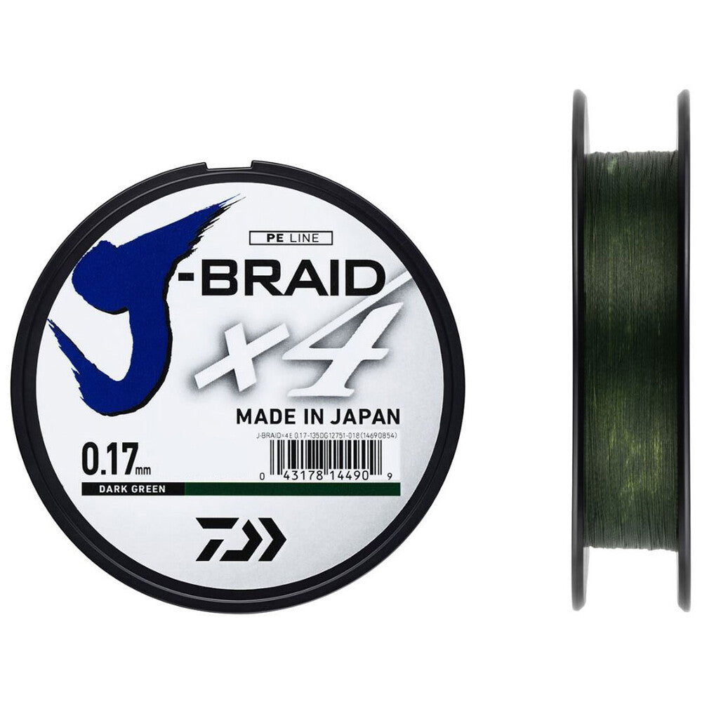 Daiwa J Braid X4 135M Fishing Braid by Daiwa