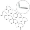 8pcs Door Handle High Quality Crank Retainer Horseshoe Clip Set For