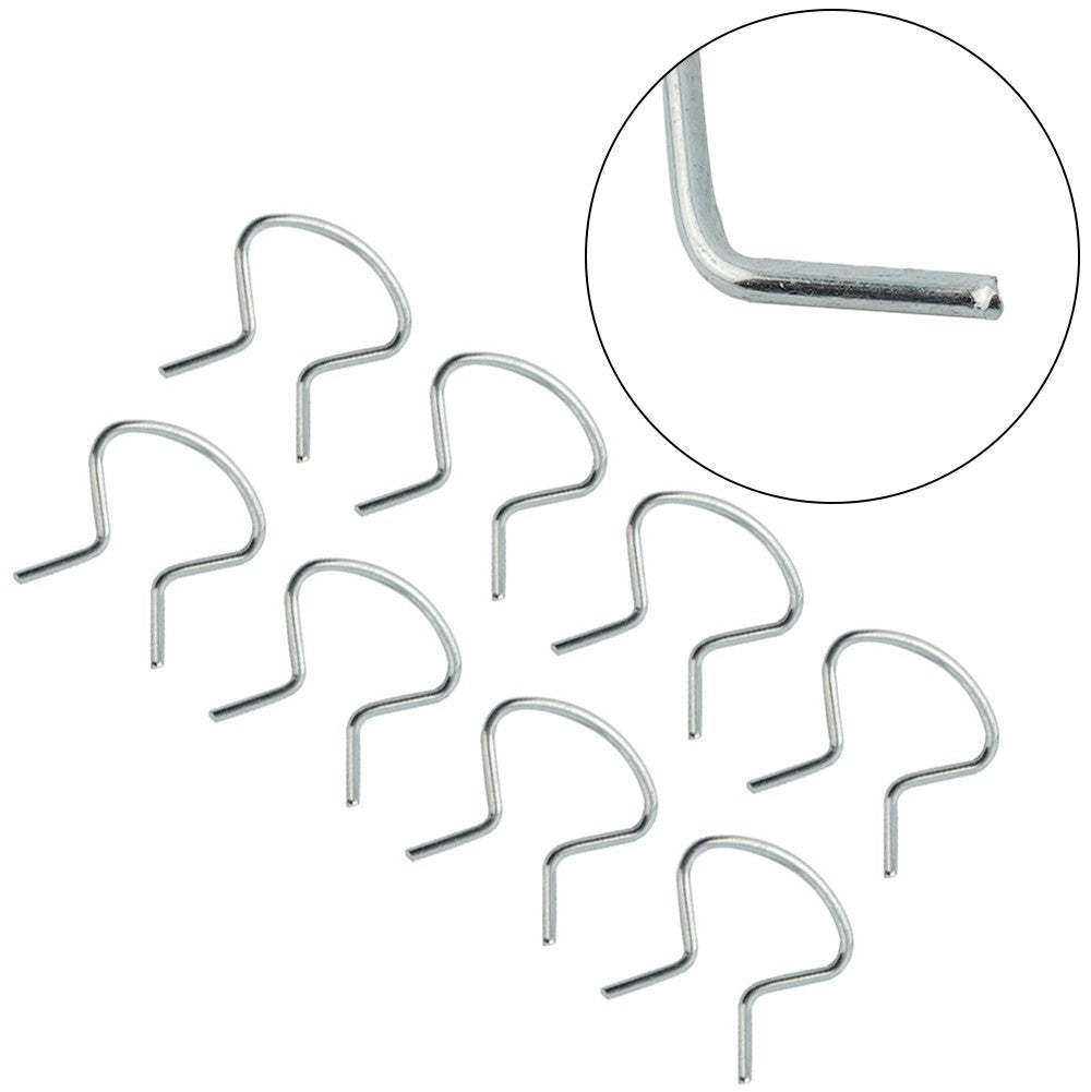 8pcs Door Handle High Quality Crank Retainer Horseshoe Clip Set For
