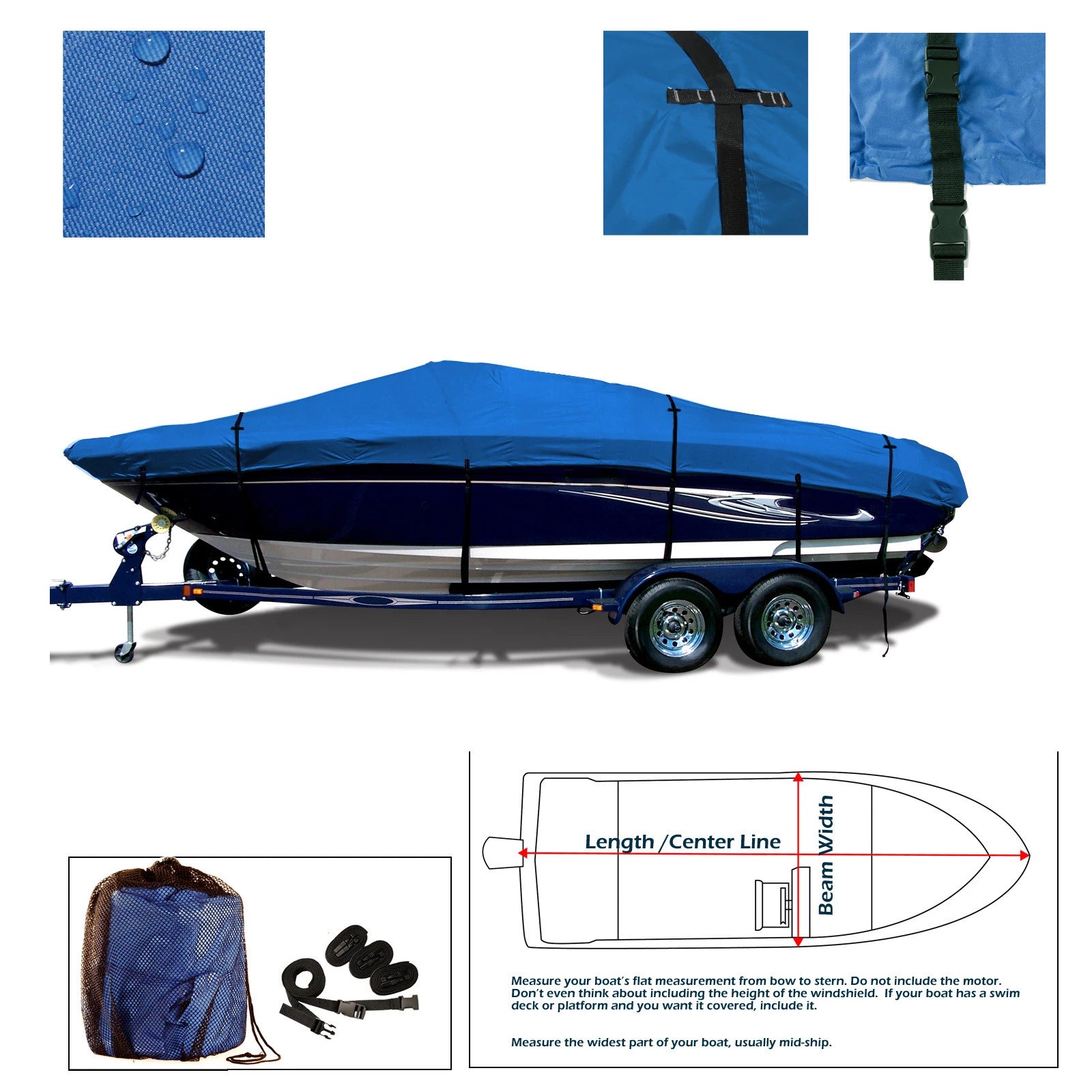 Yamaha Sl210 Sl 210 Trailerable Boat Cover 2003 2004 2005 Heavy Duty