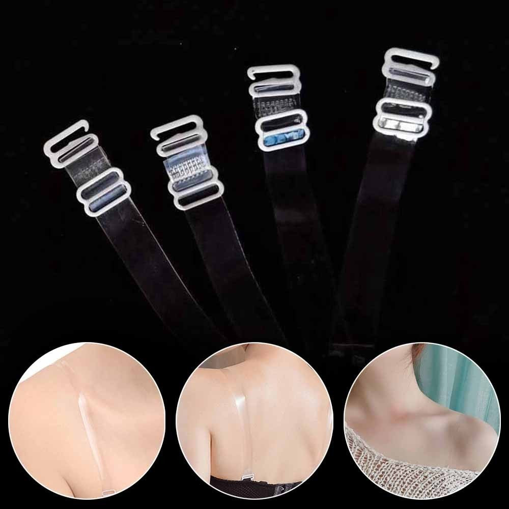 Shoulder Strap Bra Transparent Buckle