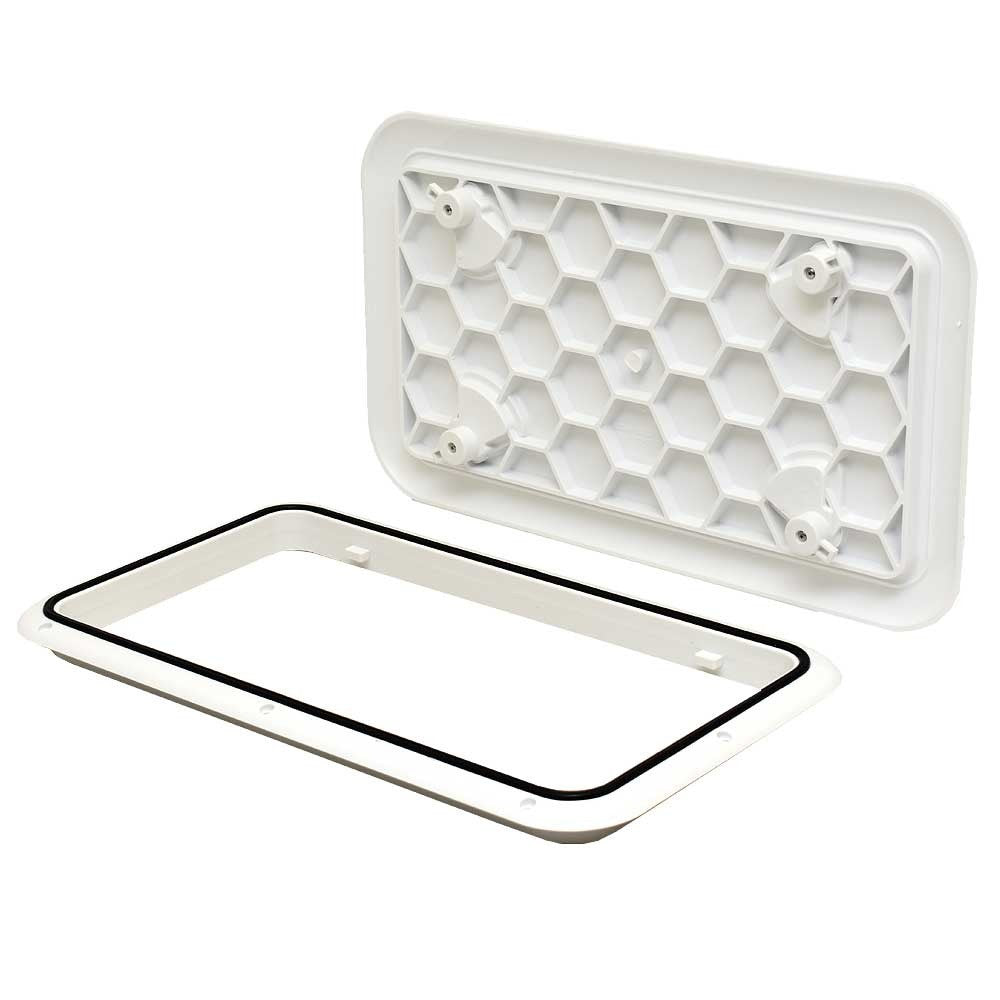 Marine East Boat Trash Chute Black Plastic 5 1/2 Inch by Marine East