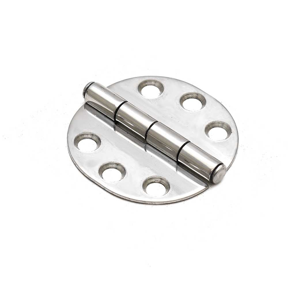 Boat Round Butt Hinge | 2 5/8 x 2 1/2 Inch 14 Gauge StainlessOpens in 
